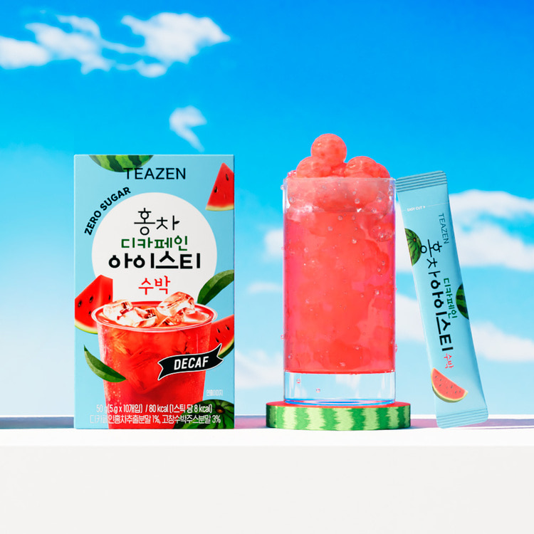 티젠 홍차 디카페인 아이스티 수박 출시 EVENT
