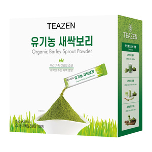 티젠 유기농 새싹보리 30스틱 (대용량팩) (유통기한 2023.10.14)