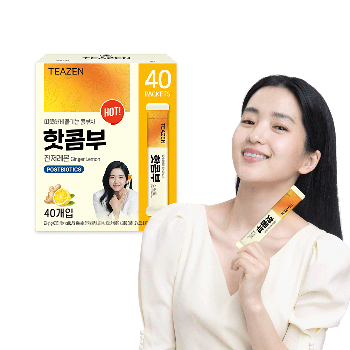 티젠 핫콤부 진저레몬 40스틱입 대용량팩 (유통기한 2024.09.20)
